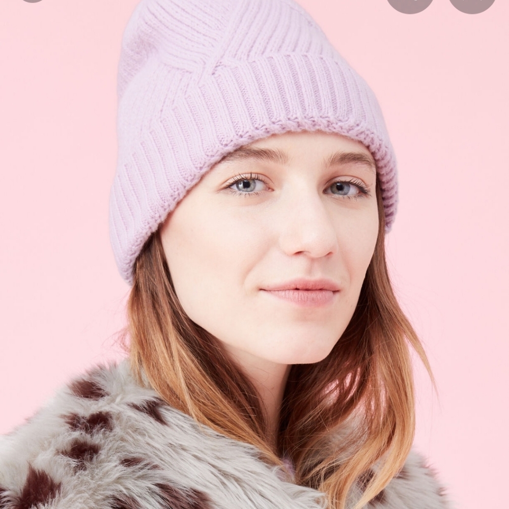 Rebecca Taylor basketweave hat / beanie